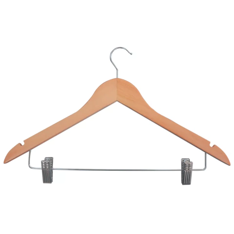 Cabide Madeira com Presilha