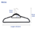 Cabide Veludo Adulto Preto - comprar online
