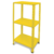 Estante Mini Flex 90x40x30 Amarelo 3 Bandejas