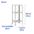 Estante Mini Flex 90x40x30 Branco 3 Bandejas - comprar online