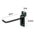 Gancho Para Painel Canaletado 10cm 4mm Preto - comprar online