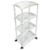 Fruteira de Chão com Rodinha 4 Andar 89cm Cozinha Branco