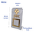 Placa pix qr Code em Acrílico Branco com Dourado - comprar online