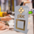 Placa pix qr Code em Acrílico Branco com Dourado - loja online