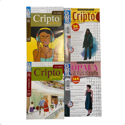 Passatempo: Combo Cripto, Nível Médio, 4 Unidades - Edição 81