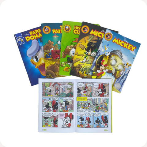 Combo: Gibis Sortidos da Disney, 6 Unidades