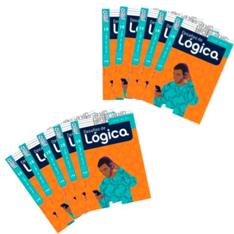 Passatempo: Kit Desafios de Lógica, Médio Desafio, 10 Unidades - Edição 43