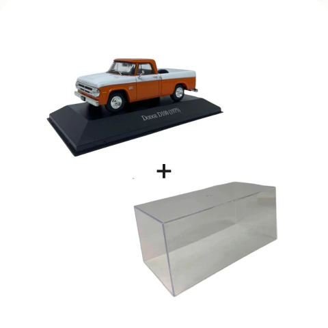 Coleção Pick Ups: Dodge D100 (1975) Edição 08 + Acrílico Expositor