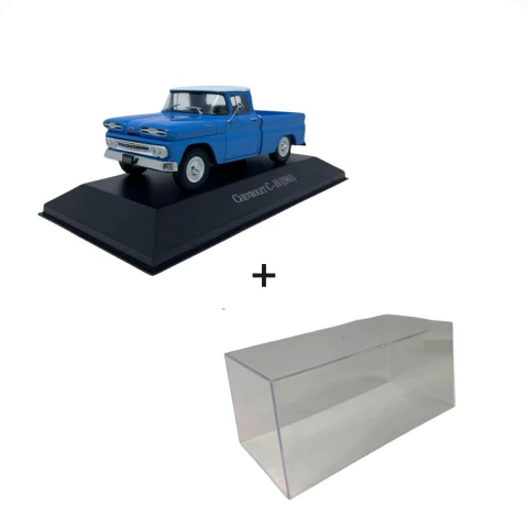 Coleção Pick Ups: Chevrolet C-10 (1961) Edição 02 + Acrílico Expositor