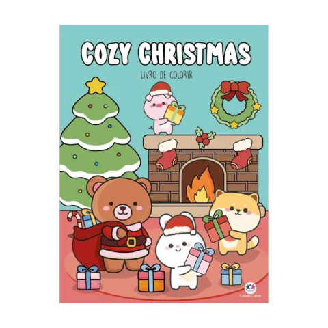Livro de Colorir Cozy Christmas - 48 Págs - Comfy goods