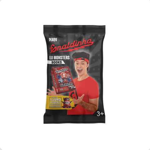 Pacote de Figurinhas Elo Monsters/Enaldinho com 1 livro + 1 GOGO's Sortidos