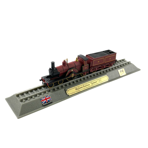 Locomotivas do Mundo: Midland Railway "Spinner" 211 - Edição 74