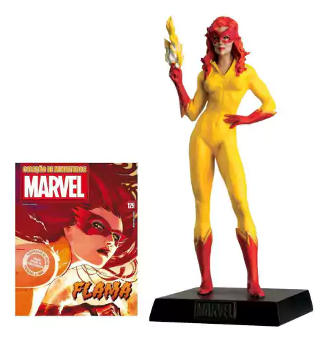 Marvel Figurines Regular: Flama - Edição 129