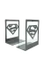 Aparador e Suporte Organizador de Livros Superman, 2 Peças em Metal - comprar online