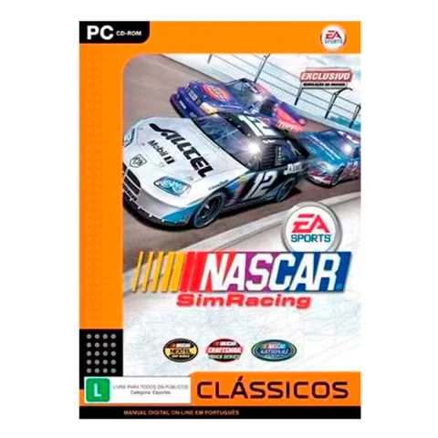 CD GAME: NASCAR SimRacing Clássicos - 2 Discos