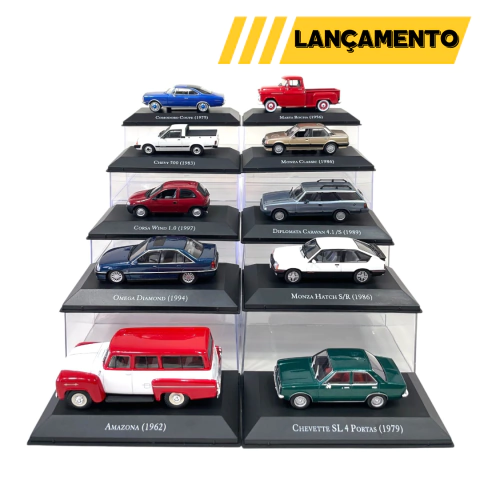 Combo 4ª Temporada Chevrolet Série Ouro com 10 Miniaturas - comprar online