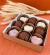 10 Caixas 09 Brigadeiros c/ Forminhas Inclusas - Kraft - Tampa Transparente (CK 135) - comprar online