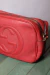 Bolsa Gucci Soho Disco Vermelha - Iramaia Vintage