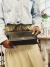 Clutch Vintage Preta Couro Lisa - Iramaia Vintage