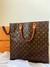 Bolsa Tote Louis Vuitton Sac Plat Canvas Monograma na internet