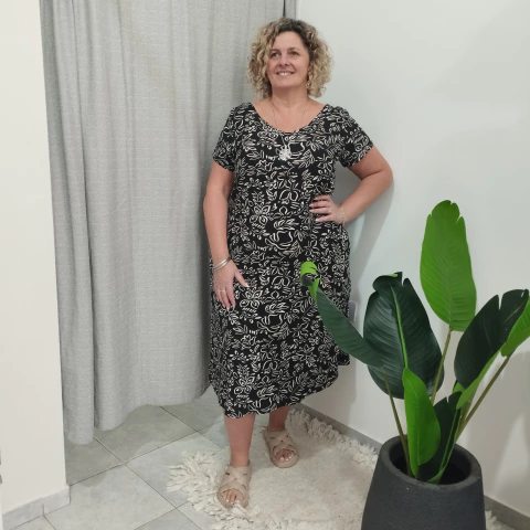 Vestido- Moira- floreado - comprar online