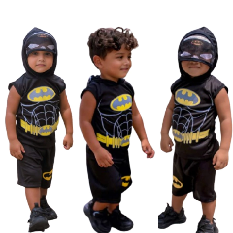 Conjunto De Roupa Com Capuz Temático Personagem Batman - comprar online