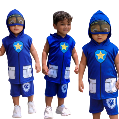 Conjunto De Roupa Com Capuz Temático Patrulha Canina - comprar online