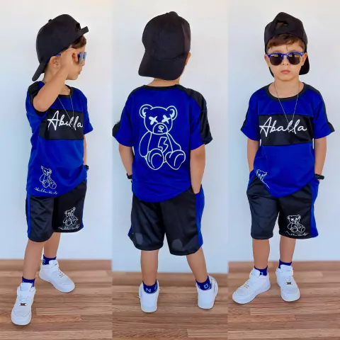 Conjunto De Verão Masculino Kit Camisa e Bermuda