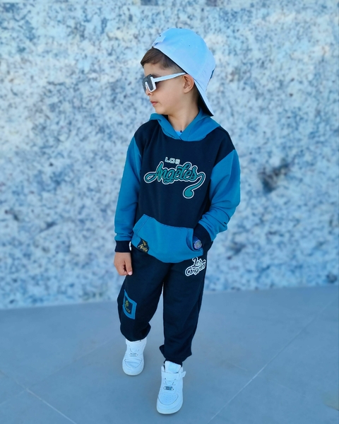 Conjunto de Moletom Infantil Quentinho Los Angeles Para Criança - comprar online