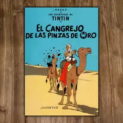 Tintín (N°8)- El Cangrejo de las pinzas de oro - falla: pequeña rotura en la contratapa