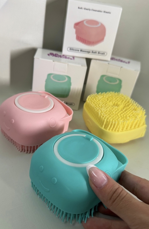 Esponja De Silicone para Banho