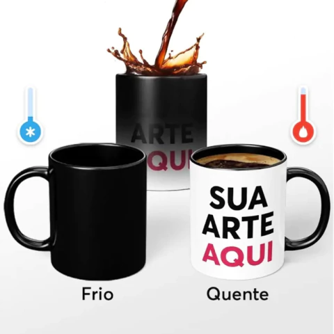 Caneca Magica Personalizada - Com a arte que quiser! (1 unidade)