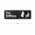 Placa The Office - Placa Decorativa Escritório 23cm