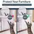 Protetor de móveis, Scratch Limpar Anti Scratch Gatos Formação Folhas - Seu Little Pet