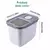Recipiente para armazenamento de alimentos para animais de estimação com tampa - comprar online