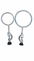 ANEL EM ACO INOX C/ MUFA DE 10 CM
