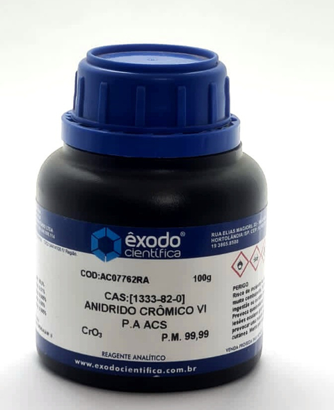 ACIDO CROMICO VI (ANIDRIDO CROMICO) (OXIDO DE CROMO VI) PA 100G