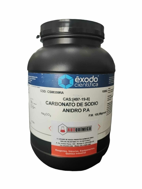 CARBONATO DE SODIO ANIDRO PA 1KG