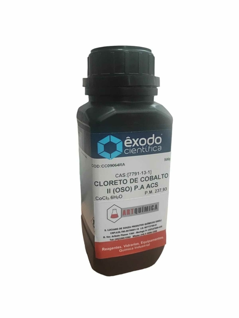 CLORETO DE COBALTO II (OSO) (6 H2O) PA ACS 500G
