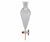FUNIL DE SEPARAÇÃO TIPO PERA TORNEIRA PTFE 500ml
