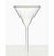 FUNIL ANALITICO HASTE CURTA 100MM 125ML