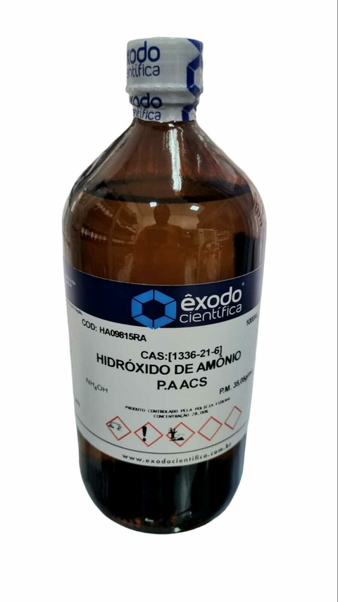 HIDROXIDO DE AMONIO 28-30% PA ACS 1L (CONTROLADO PELA POLICIA FEDERAL)