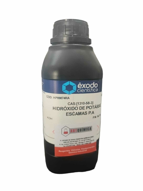 HIDROXIDO DE POTASSIO ESCAMAS PA 1KG