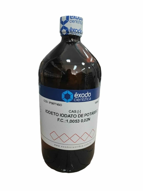 IODETO IODATO DE POTASSIO SOL.0,02N 1L