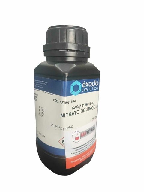 NITRATO DE ZINCO 6H2O PA 500G