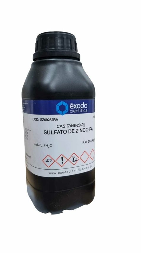 SULFATO DE ZINCO 7H2O PA 1KG