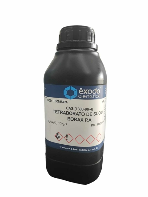 TETRABORATO DE SODIO 10H2O BORAX PA 1KG