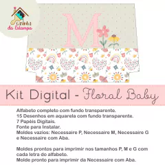 Kit Digital Floral Baby