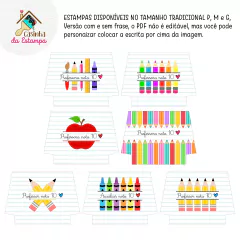 Kit Digital - Esquenta dia dos Profs - Aquarela - Casinha da Estampa