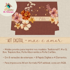 Kit Digital - Mãe é Amor (terroso) - comprar online